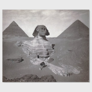 Papier Cadeau Grand Sphinx & Nécropole des pyramides de Gizeh Ég