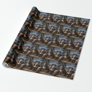 Papier Cadeau Grand Suisse neige neige neige neige neige neige N