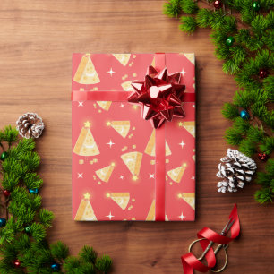 Papier Cadeau Grande carte de Noël au fromage