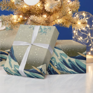Papier Cadeau Grande vague au large de la côte de Kanagawa par H