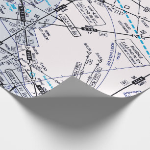 Papier Cadeau Graphique aéronautique
