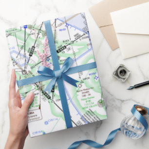 Papier Cadeau Graphique aéronautique