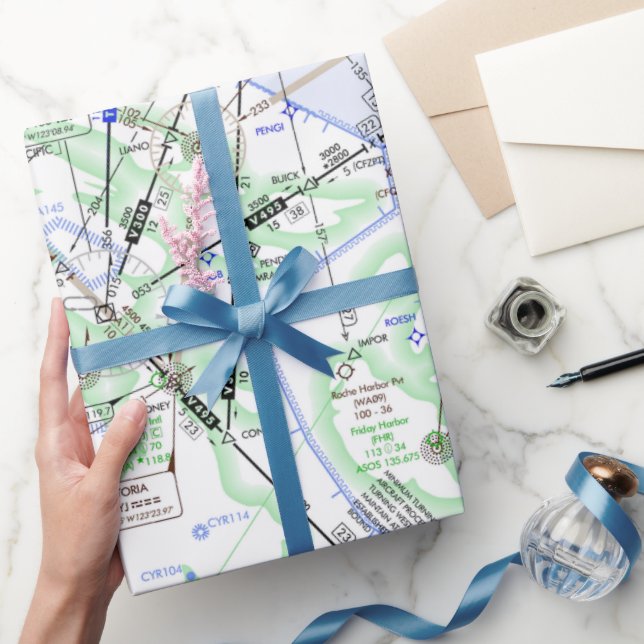 Papier Cadeau Graphique aéronautique (Cadeaux)