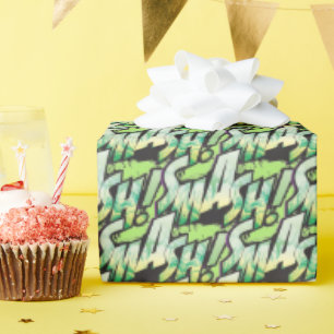 Papier Cadeau Graphisme du mot « SMASH! »