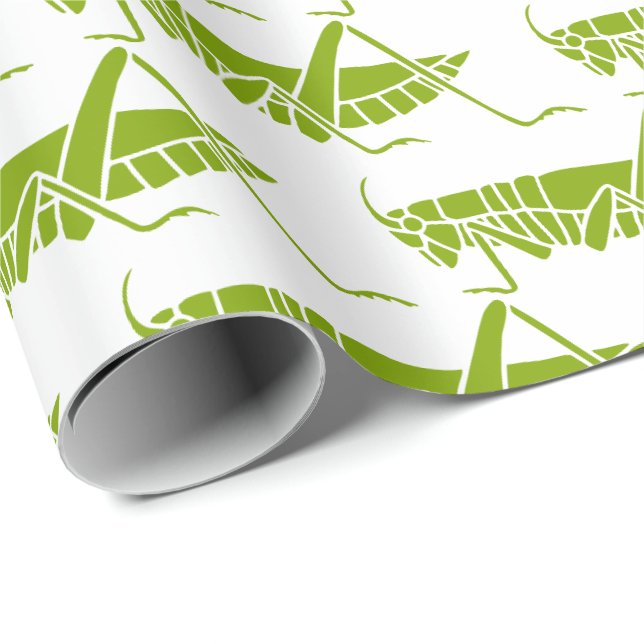 Papier Cadeau Grasshoppers (Coin rond)