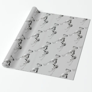 Papier Cadeau Grautiger Merle Great Dane