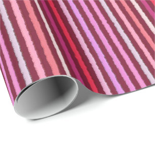 Papier Cadeau Gravures - Bourgogne, Violet, Rose