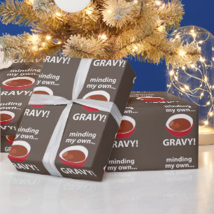 Papier Cadeau Gravy Minant Mon Propre Aliment Gravy