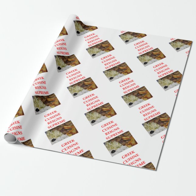 PAPIER CADEAU GREC (Déroulé)