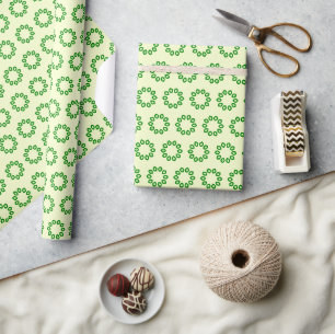 Papier Cadeau Green leaves