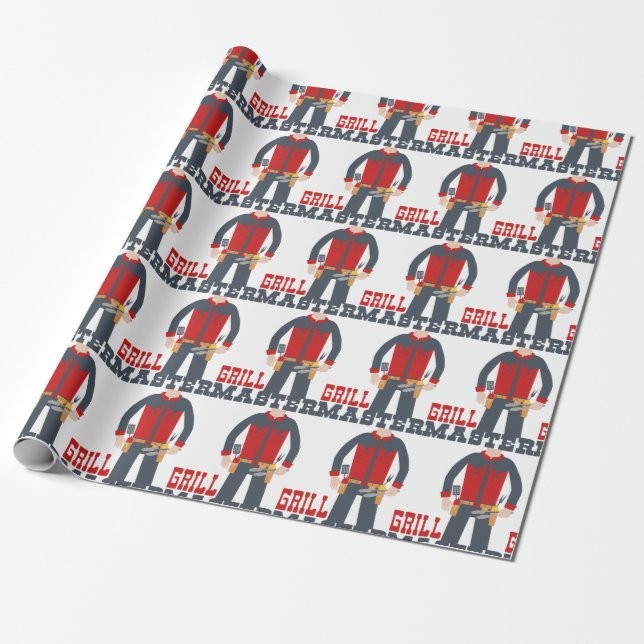 Papier Cadeau Grill Master (Déroulé)