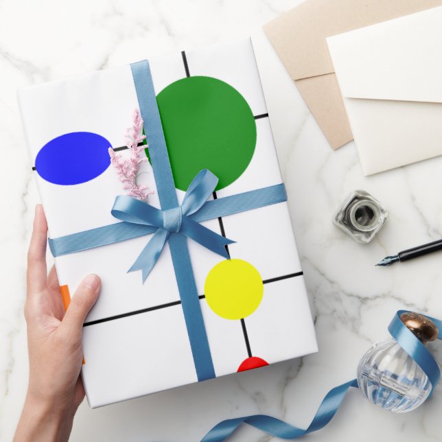 Papier Cadeau Grille Bauhaus (Cadeaux)