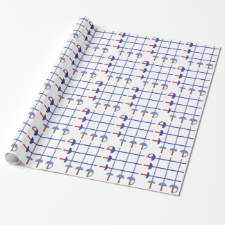 Papier Cadeau Grille d'épée de clôture