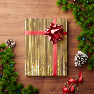 Papier Cadeau Grilles de lingots de Glam Or