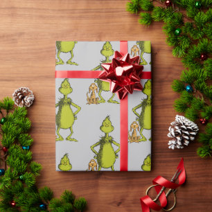 Papier Cadeau Grinch   Max & Grinch Stance