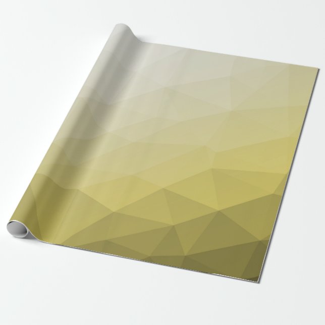 Papier Cadeau Gris jaune ombre Mesh cool élégant Motif (Déroulé)