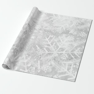 Papier Cadeau Gris Silve Parties scintillant Noël Fête Flambeau 