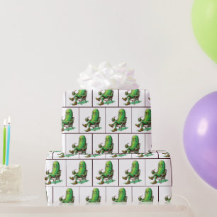 Papier Cadeau Gros Dill Picker dans une chaise