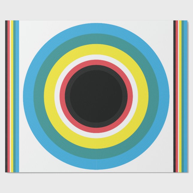 Papier Cadeau Grosgrain Wrapping Paper - Centerpiece 1 (Plat)
