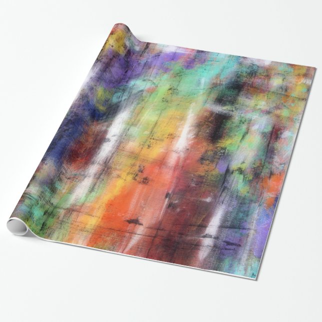 Papier Cadeau Grunge artistique (Déroulé)