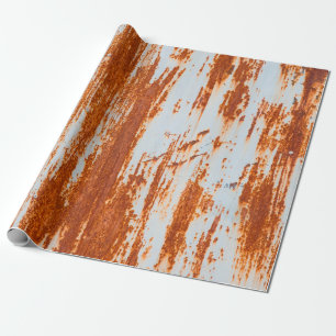 Papier Cadeau grunge rouille mur arrière - plan et texture