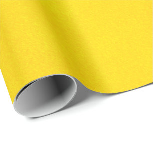 Papier Cadeau Grungy Stylisé Smudge jaune vif