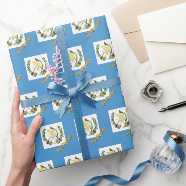 Papier Cadeau Guatemala : papier enveloppant, patriotes du Guate (Cadeaux)