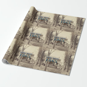 Papier Cadeau Guerre civile 1865 d'ABH