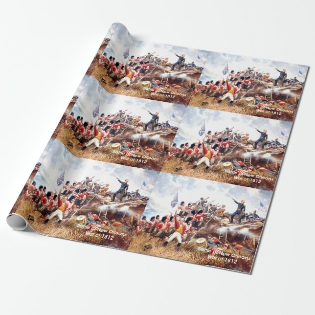 Papier Cadeau Guerre d'ABH de 1812 (Déroulé)