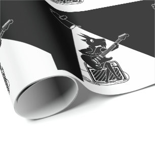 Papier Cadeau Guitariste de chèvre