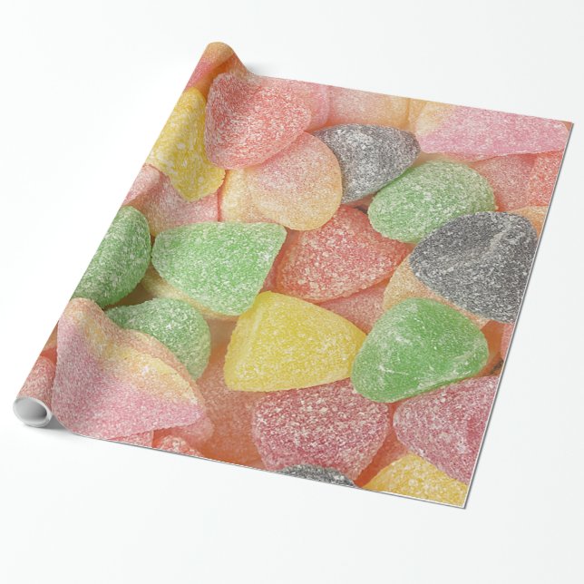 Papier Cadeau Gumdrops (Déroulé)
