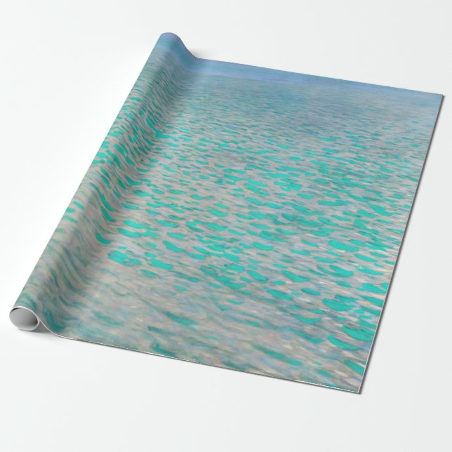 Papier Cadeau Gustav Klimt - Attersee (Déroulé)