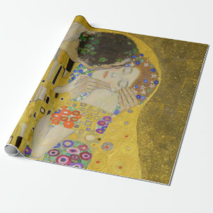 Papier Cadeau Gustav Klimt - Le baiser