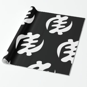 Papier Cadeau Gye Nyame Dieu est le symbole suprême Adinkra
