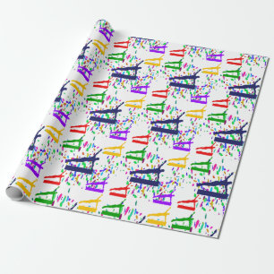 PAPIER CADEAU GYMNASTIQUE