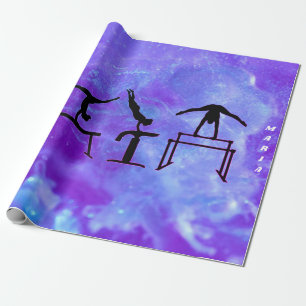 Papier Cadeau Gymnastique filles Galaxy