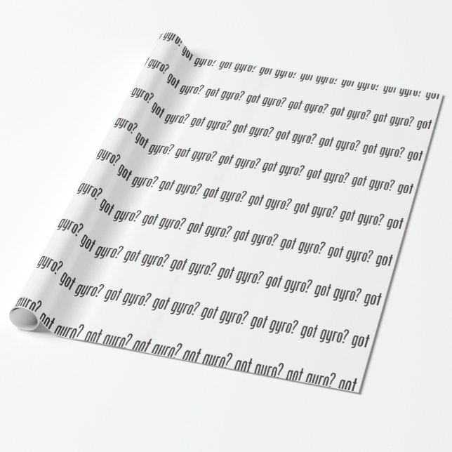 Papier Cadeau gyro (Déroulé)