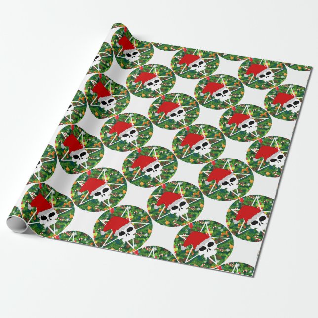 Papier Cadeau hail père Noël (Déroulé)