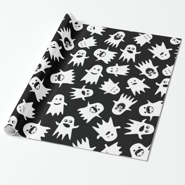 Papier Cadeau Halloween (Déroulé)