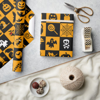 Papier Cadeau halloween
