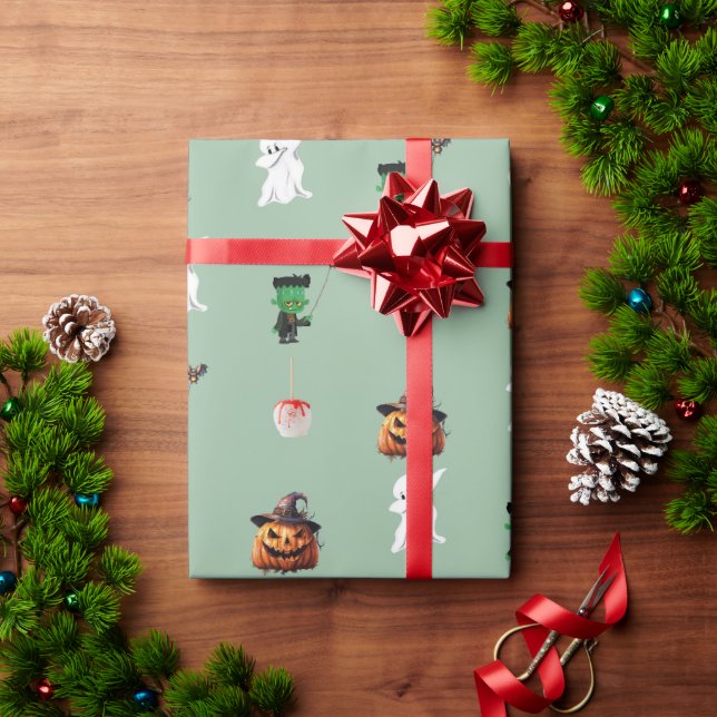 Papier Cadeau Halloween (Cadeau de vacances)