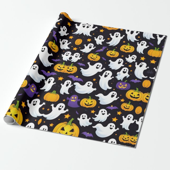 PAPIER CADEAU HALLOWEEN (Déroulé)