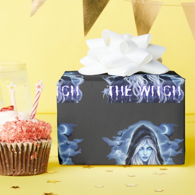 Papier Cadeau Halloween à thème sorcier (Fête d'anniversaire)