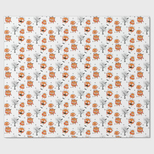 Papier cadeau Halloween Chauve-souris bébé sucré e
