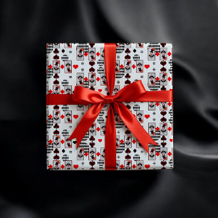 Papier Cadeau Halloween cirque clown déplaisant