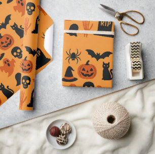 Papier cadeau Halloween éffrayant - classique
