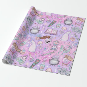 Papier Cadeau Halloween Pastel Pink