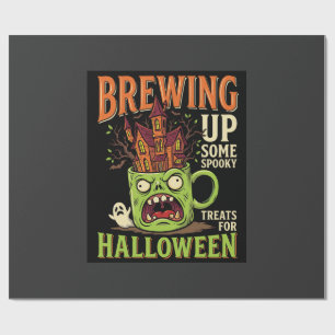 Papier Cadeau Halloween prépare des friandises effrayantes Tasse