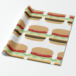 Papier Cadeau Hamburger