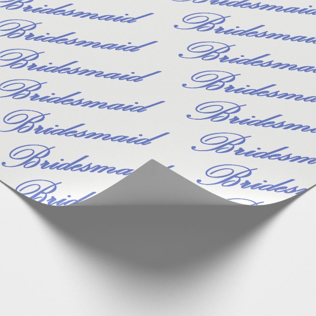 Papier Cadeau HAMbyWG - Enveloppe cadeau - Bridesmaid (Coin)